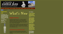 Desktop Screenshot of cheese-shop.co.nz